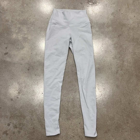 Alo Yoga High Rise Dash Leggings Light Grey Size XS - Picture 5 of 9